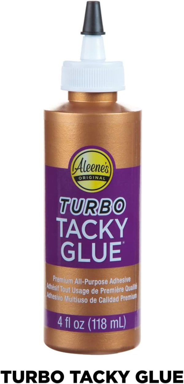 Aleene's Turbo Tacky Glue, 4 FL OZ - 3 Pack, Multi - Image 2
