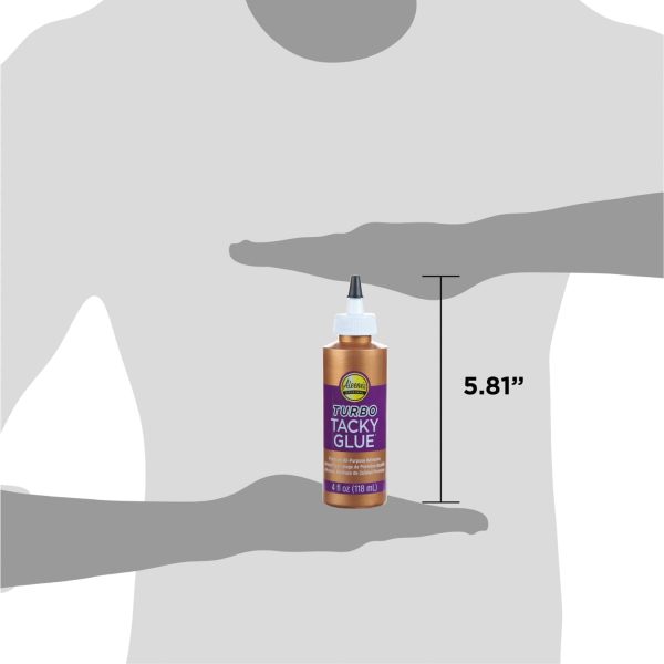 Aleene's Turbo Tacky Glue, 4 FL OZ - 3 Pack, Multi - Image 8