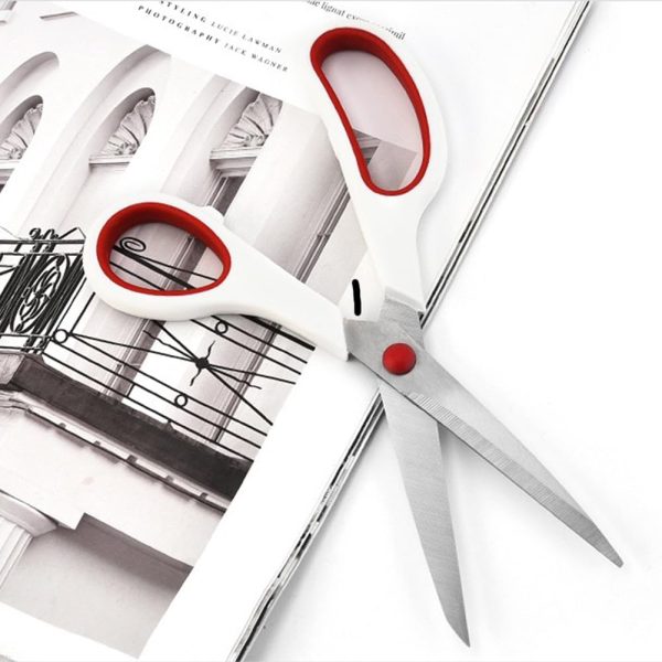 Fabric Scissors, Aksiko 8 inches Office Scissors, 2.0mm Thick Blade Shears All Purpose Scissors for Office Sewing Fabric Home Craft Use - Image 4