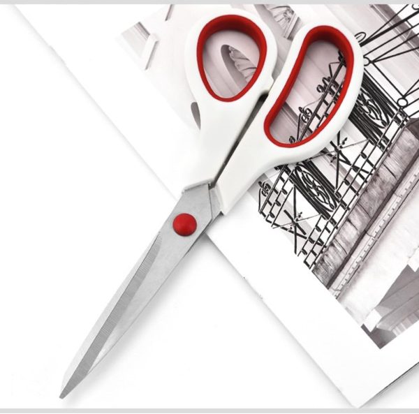 Fabric Scissors, Aksiko 8 inches Office Scissors, 2.0mm Thick Blade Shears All Purpose Scissors for Office Sewing Fabric Home Craft Use - Image 5