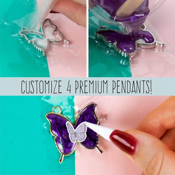 STMT D.I.Y. Resin Jewelry Studio, All-in-One Resin Jewelry Making Kit with Molds, Fun DIY Kit to Make Your Own Necklaces, Bracelets & More, Great Gift for Teen Girls 14+ - Image 5