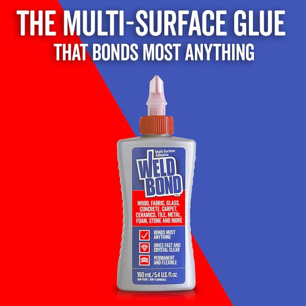 Wood Glue for Furniture Heavy Duty, Wood Glue for Woodworking, Bonds Most Anything including Glass Crafts Ceramic Tile Mosaic Stones Pottery Jewelry & More. Non-Toxic PVA 5.4 oz / 160ml - Image 7